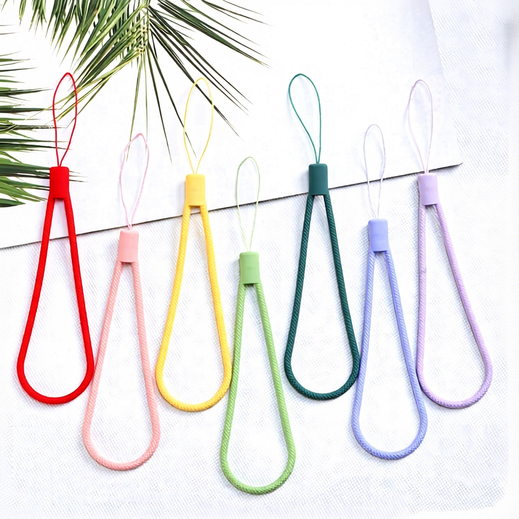 Wholesale FULUDA Colorful Liquid Soft Silicone Phone Lanyard for Camera USB Thumb Drives Charms Keychain Badges Image 2