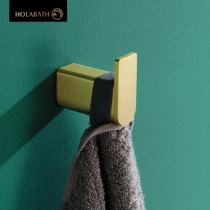 Crochet mural adhésif en acier inoxydable brossé pour salle de bain, toilettes, serviettes et vêtements - Product Image 4
