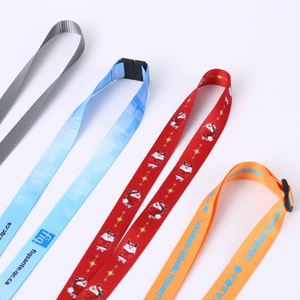 Wholesale Ribbon <b>Polyester</b> Cartoon Black Neck Custom <b>Lanyard</b> Fashion Custom Woven <b>Lanyard</b> - Product Image 2