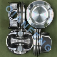 مكبس وحلقات محرك N54 B30 1125761 0297 من سبائك معززة لسيارات BMW الفئة 1 و2 و3 و4 و5 و6 وX3 وX4 وX5 وX6 وZ4 محركات 35I و40I
