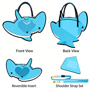 Your Design PU Ita Bag Exclusive Character Merch Custom Ita Rosette Pvc Custom <b>Tote</b> Bag with logo - Product Image 3