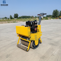 Mini-compacteur routier manuel à tambour unique de 500 kg, fabriqué en Chine, à bas prix
