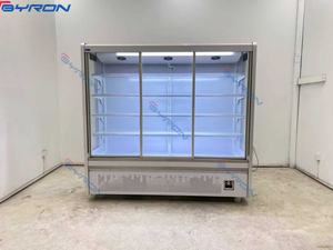 Réfrigérateur de supermarché personnalisé, vitrine à trois portes en verre, armoire à rideau d'air, réfrigérateur de présentation - Product Image 6
