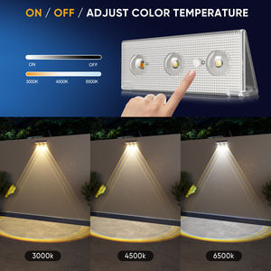 Set di 4 Luci Solari LED da Parete di Qualità, RGBW Impermeabili IP66, Luci da Giardino con Batteria da 2000mAh, Accensione/Spegnimento Automatico, Lampada Solare da Esterno per Recinzioni - Product Image 4