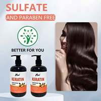 Sampo dan Kondisioner Rambut Keratin - Bebas Sulfat, Perawatan Melembapkan untuk Pria dan Wanita