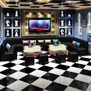 モダンな木製パネルバー家具、コーヒーテーブルと椅子のセット。ナイトクラブ、KTV、水タバコ、ソファ、ホテル、ホームバー、ラウンジ用。 - Product Image 2