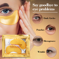 Masque pour les yeux OEM ODM pour le lifting anti-âge, coussin en silicone anti-rides, acide hyaluronique pour peaux mixtes