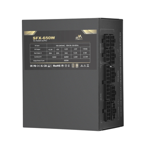 Alimentatore SFX per Server 650W-850W 80 PLUS Gold, PCIe 5.0, Completamente Modulare, PFC Attivo, Metallo, 100-240V AC per Gaming e Desktop Server - Product Image 3