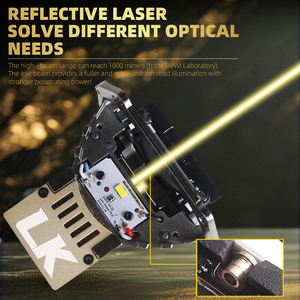 Nouveau projecteur laser bi-LED LK de 3 pouces 75W, lentille de projecteur laser, <span class=keywords><strong>15000</strong></span> lumens, super lumineux, 6000K, phare avant automatique pour <span class=keywords><strong>Audi</strong></span> et plus - Product Image 4