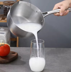 Çok fonksiyonlu paslanmaz çelik pişirme Pot vapur mutfak tavalar çelik tencere pişirme için sos tavalar bebek süt tencere - Product Image 6