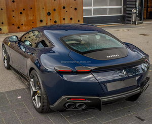 Ferrari <span class=keywords><strong>Roma</strong></span> N Style a secco in fibra di carbonio accessori Bodykit per auto piastra di copertura posteriore per Ferrari <span class=keywords><strong>Roma</strong></span> - Product Image 2
