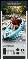 Kayak inflable doble XingYu, bote de pesca para 2 personas, balsa, canoa