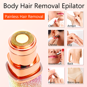 Depiladora Eléctrica 2 en 1 para <span class=keywords><strong>Mujer</strong></span>, <span class=keywords><strong>Recortadora</strong></span> de Cejas y Labios, Depiladora Facial sin Dolor, Maquinilla de Afeitar Facial USB - Product Image 2