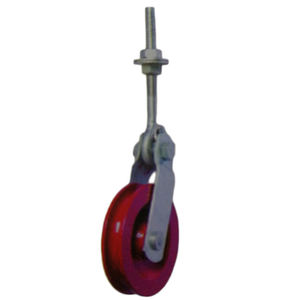 Yüzey elektrik galvanizli ve sprey plastik kasnak 1 1/2 "demir kasnak blok kaldırma kasnak mikro blok - Product Image 2