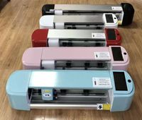 Plotter de corte de papel de pegatina de gráfico de vinilo de contorno automático YS870ABJ blanco de alta calidad con posicionamiento de línea roja