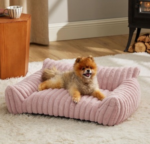 Fournitures pour animaux <span class=keywords><strong>de</strong></span> compagnie lit chaud pour petits moyens grands chiens chenil doux tapis canapé toutes saisons en peluche chat nid chien lit - Product Image 1