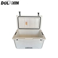 Dolphin — boîte de rangement de qualité Marine, 85QT (80L), refroidisseur, avec siège blanc pour bateau, nouveauté