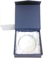 Loupe de lecture à dôme de 4 pouces, en cristal, pour artisanat, avec boîte cadeau