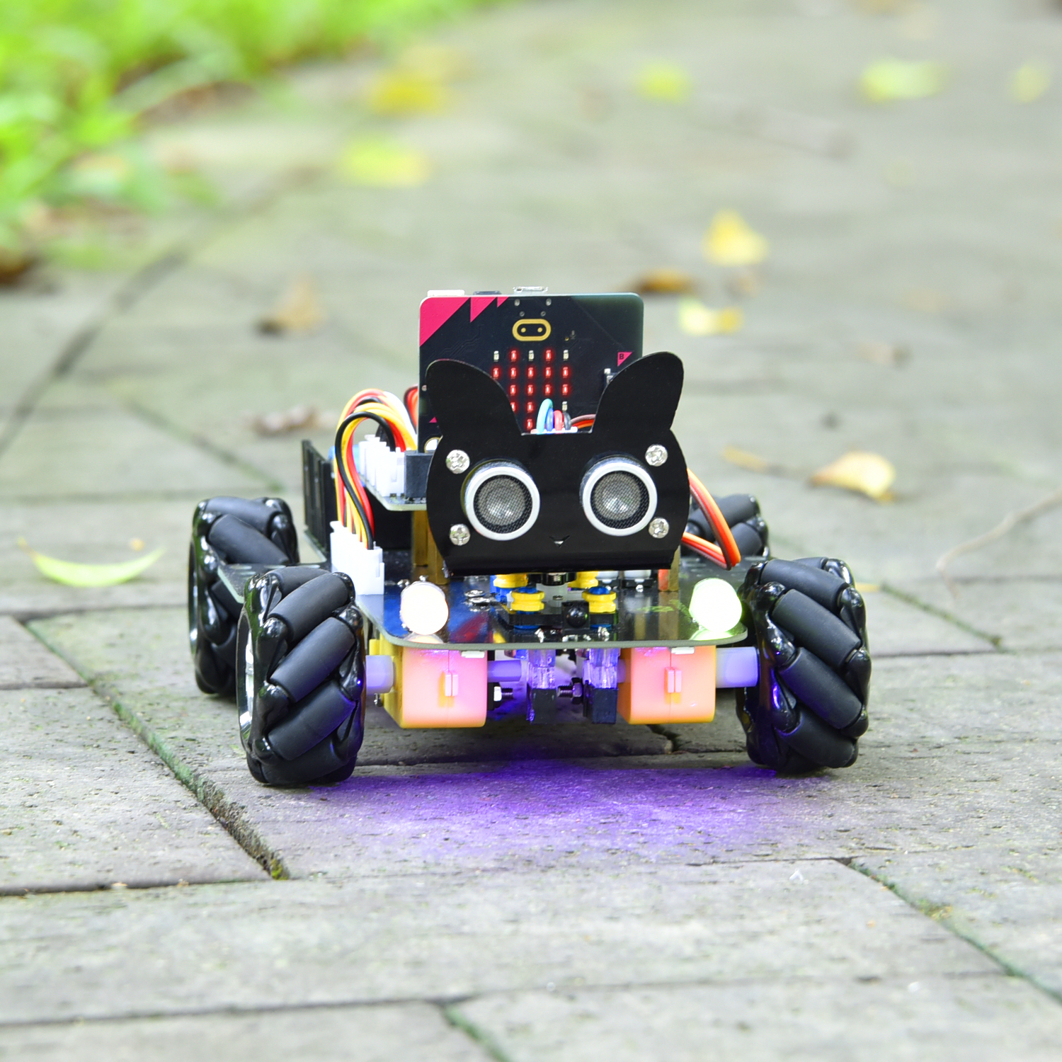Coche del robot de KS4031 4WD Mecanum con el tablero