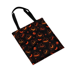 DLBZ Bolsa de Compras Grande Multifuncional Ecológica de Lona Personalizada para Halloween con Asas de Cuerda - Product Image 1