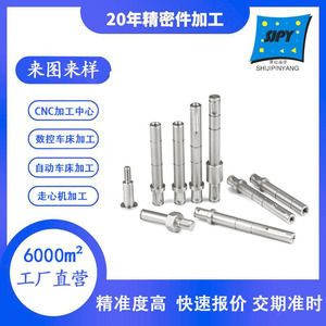 Tiges de précision Century Pinyang usinées sur tour de type suisse, pièces personnalisées en acier inoxydable et alliage d'aluminium - Product Image 5