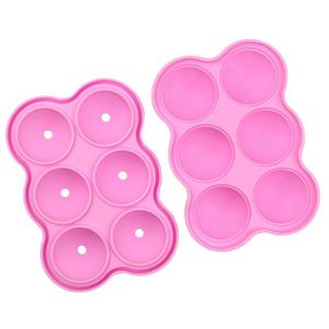 Échantillon gratuit d'usine : Moule à glaçons en silicone 6 cavités en forme de balle de hockey, moule à gâteau, moule à savon OEM/ODM - Product Image 3