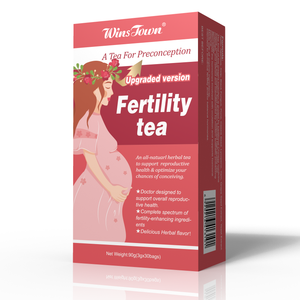 El té de fertilidad Winstown optimiza las posibilidades femeninas de concebir todos los ingredientes herbales naturales Bolsitas de té de fertilidad OEM - Product Image 1