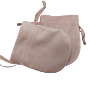 Pochette en velours recyclable personnalisable avec logo, petites pochettes en velours pour bijoux, sac en velours noir - Product Image 4
