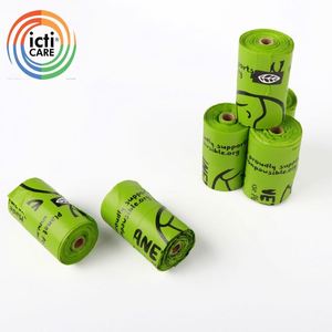 Wholesale <b>Compostable</b> Pet Waste <b>Bag</b> Cornstarch Dog Plastic <b>Bag</b> Eco Friendly Biodegradable Dog Poop <b>Bag</b> - Product Image 2