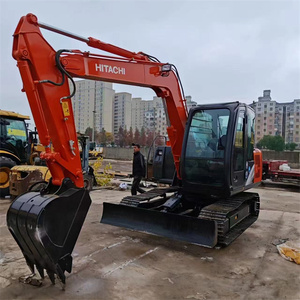 Excavadora de cadenas usada <span class=keywords><strong>Hitachi</strong></span> ZX70 genuina de 7 toneladas, miniexcavadora hidráulica de segunda mano de bajo consumo para construcción municipal - Product Image 3
