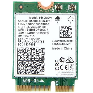 Carte Wi-Fi 6 BCM943228 3165NGW sans fil 2,4 Gbps 802.11AX avec adaptateur Mini PCIE vers M.2 - Product Image 5