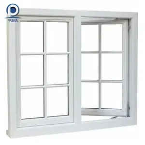 Prima Swing windows with slim frame Upvc window profile scrap wholesalers suppliers upvc window profile production line