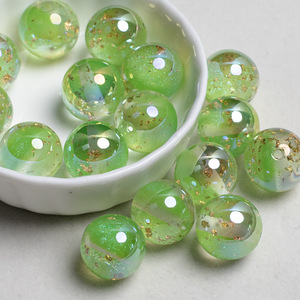 Al por mayor Cuentas de lámina dorada Sky Gold de 12/16mm, Cuentas acrílicas electrochapadas Cold Moon con orificio recto, Accesorios de joyería para cadena de <span class=keywords><strong>teléfono</strong></span> DIY - Product Image 5