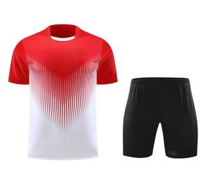 Ensemble maillot et short de l'équipe de football personnalisés vêtements de sport uniformes professionnels avec impression de logo matériau à séchage rapide - Product Image 4