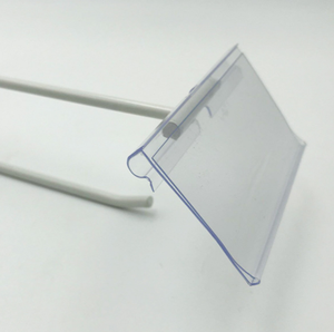 Porte-étiquettes transparents en PVC Hookei, porte-étiquettes de prix, clip porte-étiquettes, bande adhésive, support personnalisé - Product Image 5