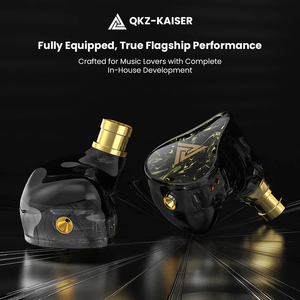 Audífonos Intrauditivos QKZ <span class=keywords><strong>Kaiser</strong></span> Nuevos, Impresos en 3D, con Controladores Dinámicos de Bajos Profundos, Auriculares HIFI para Música, Cable de 1.2m para Juegos de Computadora - Product Image 2