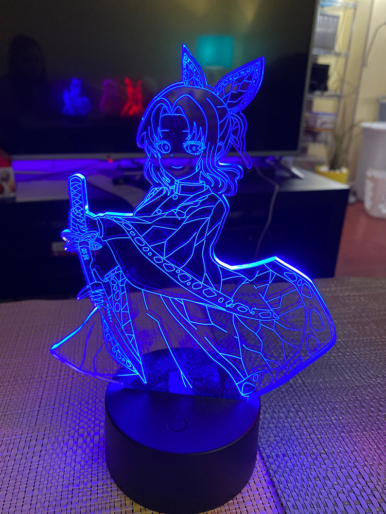 ドラゴンボール LEDライト付きセット Colorful 3D LED Night Light Goku Kamehameha Lamp - Creative