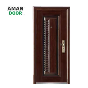 AMAN DOOR prehung puertas interiores para casas madera de teca puerta principal diseños foto