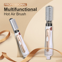 Frisur Maschine Salon Werkzeuge 2 In 1 Haarglätter Curler Professionelle Hohe Temperatur Elektrische Schlag Trockner Pinsel Mit Kamm