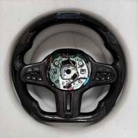 Volant en fibre de carbone véritable style CS pour BMW G20 G30 G80 G82 G87 M2 M3 M4, amélioration intérieure de style racing OEM