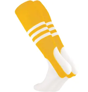 Calcetines de béisbol unisex con logotipo personalizado hasta la rodilla de compresión transpirable inferior