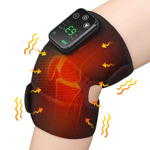 Wiederauf ladbare elektrische Vibrations heizung Ellbogen Schulter wickel polster Knie massage gerät mit Wärme - Product Image 1