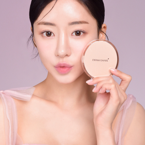 DERMASHARE VEGAN <b>LONG</b> LASTING AIR FIXING COVER <b>CUSHION</b> 21 IVORY 12g - Product Image 2