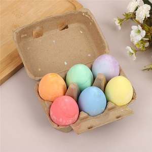 طباشير رسم للأطفال على شكل بيضة متعدد الألوان 6*4.5 سم للرسم والتلوين في الهواء الطلق - Product Image 1