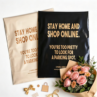 Sac d'expédition biodégradable pour vêtements, sous-vêtements et chaussettes, avec logo personnalisé, polymailer 120 microns, emballage de coursier pour vêtements