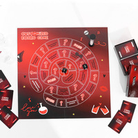 Fabricant Impression personnalisée Fête Alcool Boisson Couples Date Nuit Adultes Famille Table Boîte Jeu de cartes de société avec accessoires