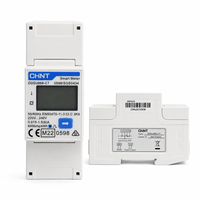 Compteur intelligent CHINT DDSU666 1P sur rail DIN 1,5(6)A RS485 Modbus, monophasé, moniteur d'énergie kWh 230V