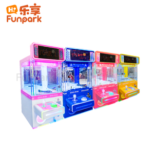 Funpark búp bê cần cẩu máy Đồ chơi bắt sang trọng grabbing Đồng tiền hoạt động trò chơi nhỏ mini Claw máy bắt búp bê máy - Product Image 1