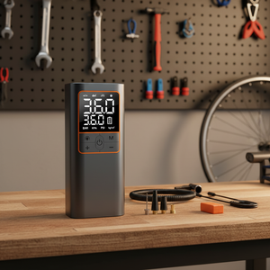 <span class=keywords><strong>Gonfleur</strong></span> de pneus portable mini ABS de qualité supérieure à prix abordable pour <span class=keywords><strong>voiture</strong></span> avec lumière LED numérique - Product Image 1