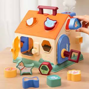 ITTL éducatif Montessori occupé maison jouet en plastique occupé conseil maison pour enfants <span class=keywords><strong>centre</strong></span> d'apprentissage précoce torsion et tour activité maison - Product Image 4